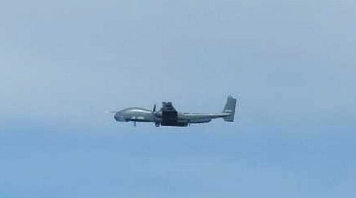 Tengden's TB-001 reconnaissance UAV seen flying near Japanese airspace for the first time. Previous UAV encounters were largely with the smaller BZK-005 UAVs.