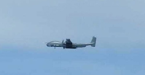 Tengden's TB-001 reconnaissance UAV seen flying near Japanese airspace for the first time. Previous UAV encounters were largely with the smaller BZK-005 UAVs.