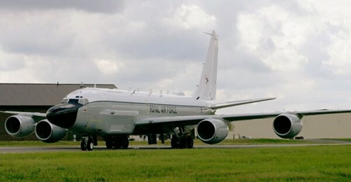 An RAF Rivet Joint ISTAR aircraft was “in the vicinity” of a Russian Su-27 fighter when a missile was fired, UK Defence Minister Ben Wallace said.