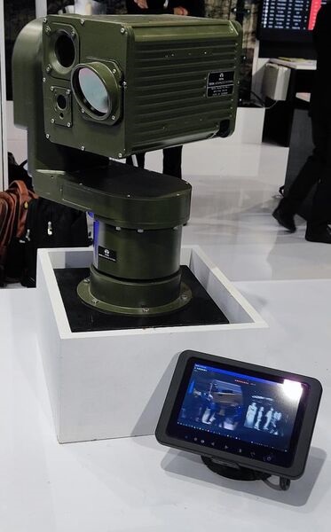 TASL's Rajak TGC-DNL-2 (pictured above) is a stabilised gimbal for land platforms. It has been purpose-built for certain platforms used by the Indian Army such as the BMP that are undergoing upgrades.