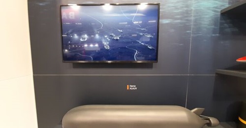 The Herne XLAUV, displayed in public for the first time at Euronaval 2022.