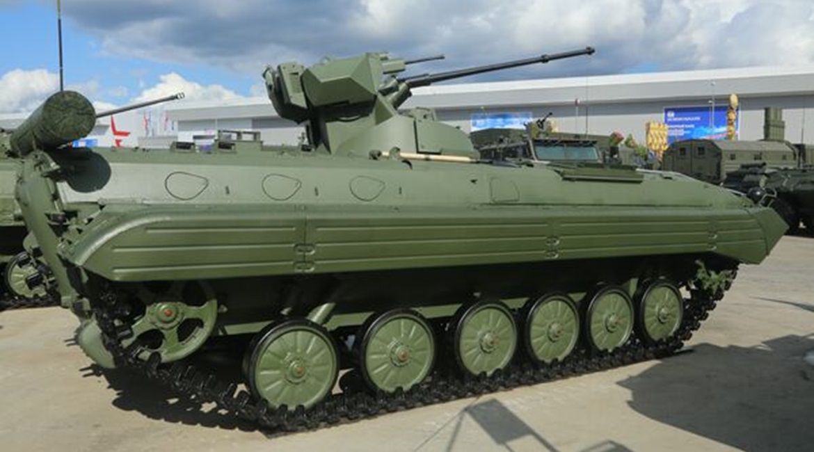 The UVZ affiliate in Rubtsovsk presented the upgraded BMP-1AM IFV called Basurmanin at Army 2021.