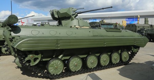 The UVZ affiliate in Rubtsovsk presented the upgraded BMP-1AM IFV called Basurmanin at Army 2021.
