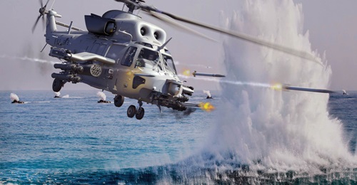 Korean Aerospace Industries (KAI) has proposed to develop an attack helicopter based on the MUH-1 Marineon. The aircraft's side-by-side cockpit seat design differs from traditional attack helicopter tandem-seating layouts.