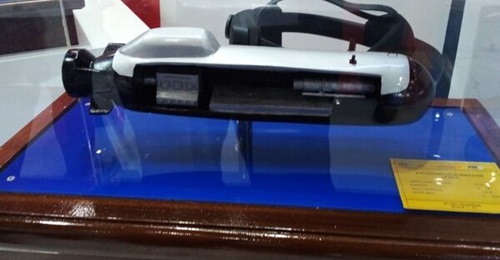 A model of the KSOT unmanned submarine concept at Indo Defence 2022.