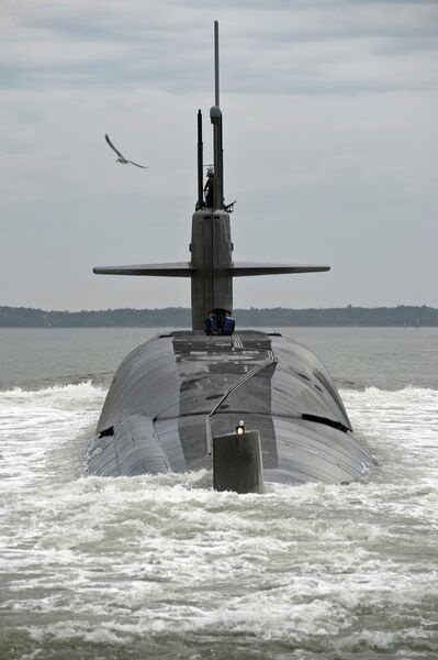 The US Navy is considering whether to further extend the life of the strategic submarine USS 
        
        .