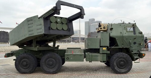 The M142 High Mobility Artillery Rocket System (HIMARS) launcher is among the weapon systems the US provided to Ukraine in 2022.