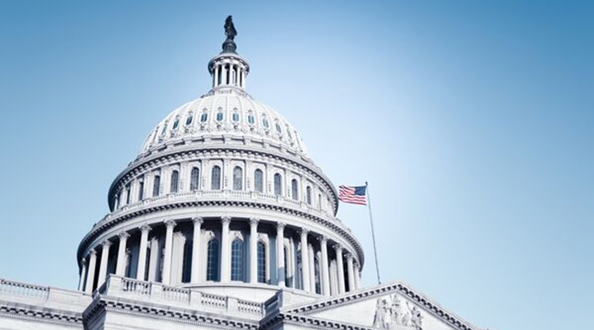 The US Capitol building in Washington, DC.