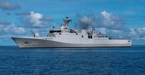 KRI 
        
         (pictured above) and the Indonesian Navy's three other Diponegoro (Sigma)-class corvettes will be upgraded with Thales' TACTICOS Baseline 2 CMS and the NS50 radar.