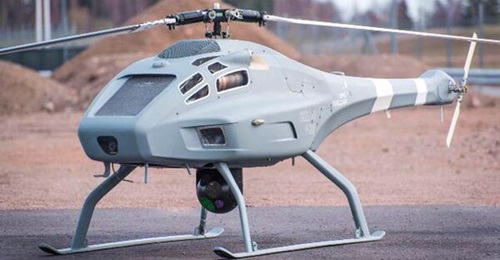 A file photo of the V-200 UAS. UMS Skeldar has refined the unmanned aircraft's detect and avoid technology as part of the wider European Detect and Avoid System project.