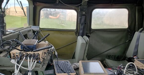 Viasat's NetAgility bounding router transmitting video operates over multiple radio systems at the US Army CyberQuest 2020 exercise.
