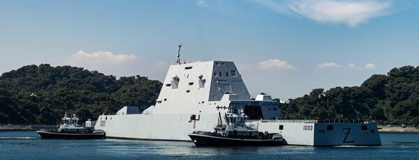 USS 
        
        arrives in Yokosuka, Japan, in September 2022. The ZEUS programme is considering opportunities to improve supportability and interoperability of the DDG 1000 destroyers by replacing unique components and systems with anal...