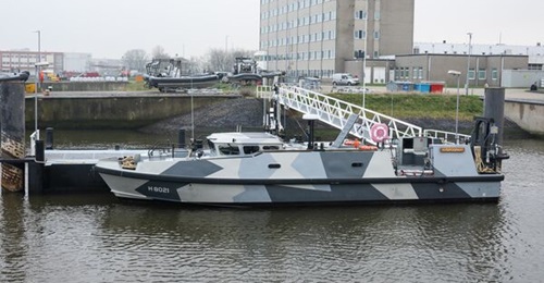 The Dutch navy's new ESB 
        
        entered service on 21 November.
