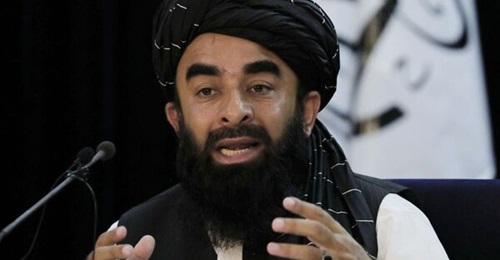 Taliban spokesperson Zabihullah Mujahid holding a press conference in Kabul on 6 September. The Taliban have claimed to be in complete control of Afghanistan after capturing northeastern Panjshir: the last province in the country held by anti-Taliban f...