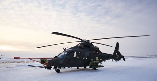 South Korea's DAPA has approved funding worth USD4.3 billion for the programme to mass-produce Korea Aerospace Industries' Light Armed Helicopter, which is pictured above undergoing cold-weather trials in early 2022.