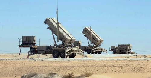 Saudi Patriot launchers during Exercise 'Ramah al-Nasr 1' that was held in the Eastern Province in January-February.