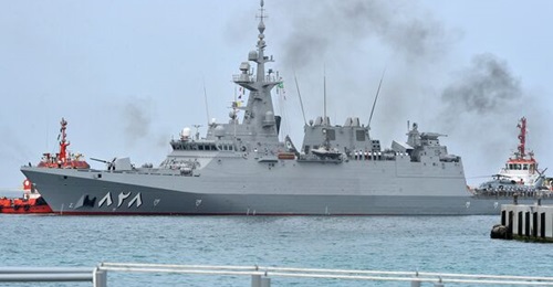, the first of five corvettes Navantia is building for the RSNF, arrives at the King Faisal Naval Base in Jeddah on 25 August.