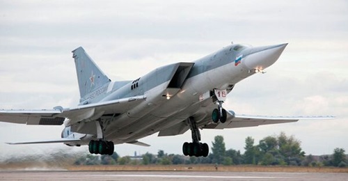 A Tu-22M bomber of the type damaged in a strike on Ryazan-Dyagilevo airbase. Two Tu-95s were also reported damaged after Engels-2 airbase was hit on the same day.