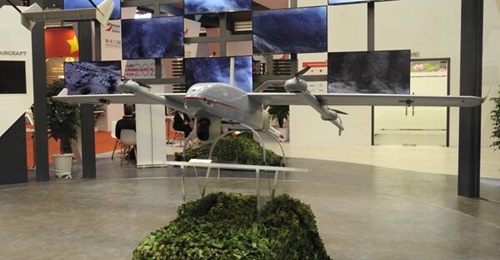 Viettel's 'light-weighted close-range UAV' on display to the public for the first time at VIDEX 2022.