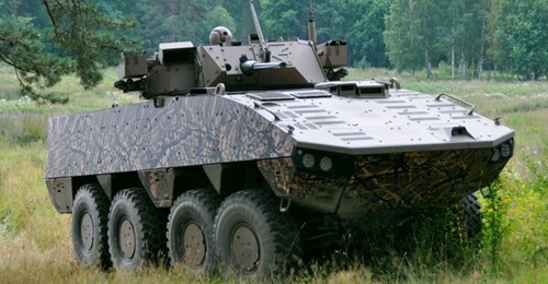 Japan has selected Patria's Armoured Modular Vehicle (pictured above) to replace the JGSDF's existing Type 96 APCs.