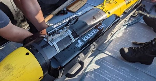 HII's Mission Technologies division's REMUS AUVs are armed with Kraken Robotics' synthetic aperture sonar.