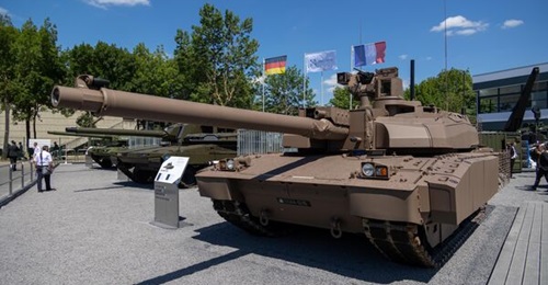 The DGA awarded Nexter a mid-life upgrade contract for 50 Leclerc tanks (pictured in the foreground at Eurosatory 2022) on 29 December 2022.