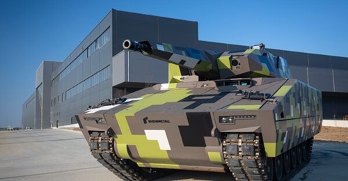 Pre-series production of the KF41 Lynx IFV (pictured at Rheinmetall's new Zalaegerszeg plant) began in Hungary at the beginning of 2023.