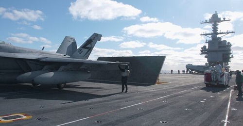 A Pentagon report cites issues with major systems on the carrier USS 
        
        , including the ship's launch equipment and jet blast deflectors.