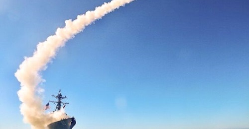 Raytheon Technologies' products include the sea-launched Tomahawk cruise missile.