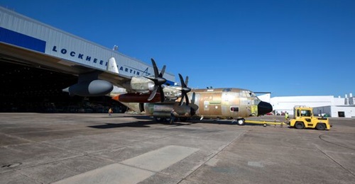 The first KC-130J Hercules tanker-transport aircraft for Germany was rolled out of Lockheed Martin's Marietta production facility in Georgia on 26 January.