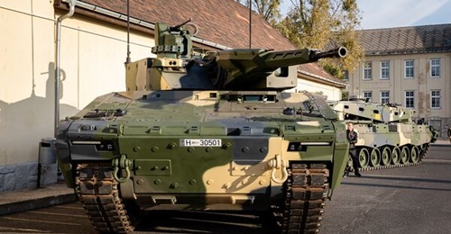 The HDF received the first of 209 Lynx armoured vehicles on 15 October 2022.