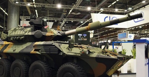 The Brazilian Army plans to procure 98 Centauro II armoured vehicles (pictured at Eurosatory 2018).