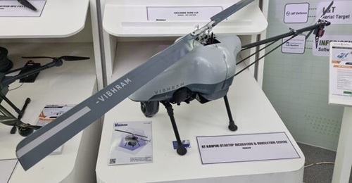 Vibhram-G in its latest iteration can fly for 3 hours while providing a range of 100 km.