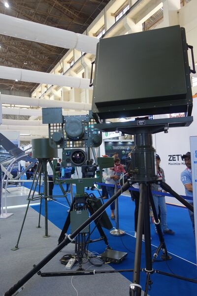 The DRDO has partnered with Adani Defence and Aerospace to manufacture its D4 C-UAS (pictured above).