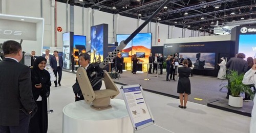 EOS Advanced Technologies displayed a mock-up of its 14.5 mm MG at IDEX 2023. The system is expected to progress to the prototype stage by the end of 2023.