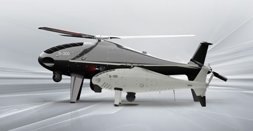 Comparision of Schiebel Camcopter S-300 and S-100 UAS.