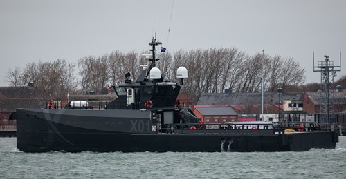 XV Patrick Blackett sails from Portsmouth to start sea acceptance tests on 20 February.