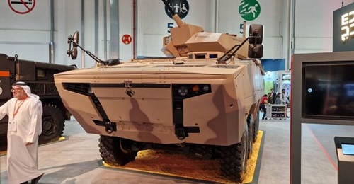 Al-Jasoor displayed a new variant of the Rabdan IFV at IDEX 2023. The primary difference between this version and the Rabdan IFV delivered to the UAE Army was the Shaheen 30 uncrewed turret.