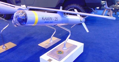 The Kamin-25 displayed on the Sudanese stand at IDEX.