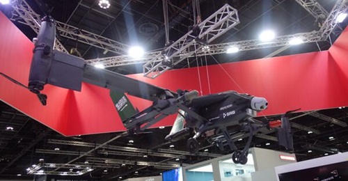 SRB Aerial Systems Abqaiq M2DO UAS with Revenger loitering munitions.