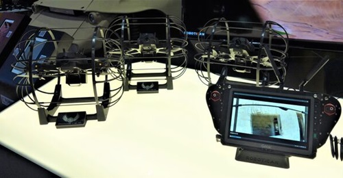 Robotican Rooster unmanned system with control station.