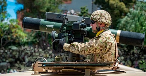 The Colombian Army mounted its Rafael Spike ER missile systems on M966 Humvee trucks.