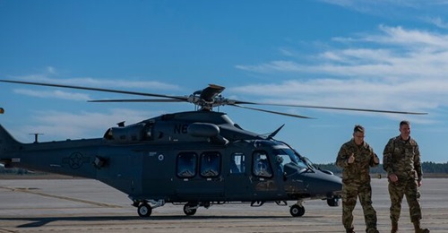 The MH-139A in December 2019 at Duke Field in Florida.