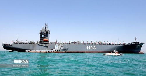 The IRGCN's converted container ship 
        
        .
