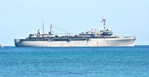 The US Navy's fiscal year 2024 budget proposal includes funding for an AS(X) submarine tender to replace Emory S Land-class submarine tenders such as 
        
        .