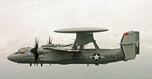 The first E-2D AHE aircraft, BuNo 166501, makes its first flight from St Augustine, Florida.