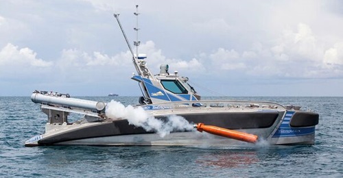 A torpedo being launched from a Seagull USV. Elbit Systems announced on 13 September that it has secured contracts worth a combined USD56 million to provide ASW capabilities, including an undisclosed number of ASW-capable Seagull USVs, to the navy of a...
