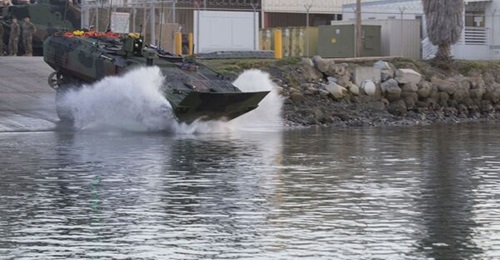 ACV is an eight-wheeled armoured personnel carrier designed to fully replace the USMC's ageing fleet of Amphibious Assault Vehicles. The USMC budget request includes a boost for ACV procurement in FY 2024.