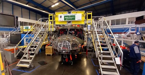 NH90 retrofits being carried out at Airbus' Marignane facility in southern France. The NHI consortium intends to learn the lessons of the IOC to FOC upgrade process to ensure that adverse effects on availability do not happen with future efforts.