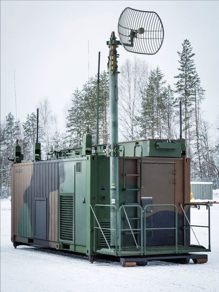 Conlog Group has been contracted to deliver communcation posts for the Swedish Armed Forces. Pictured is the company's Communication Station CL-600, with a deployable mast.
